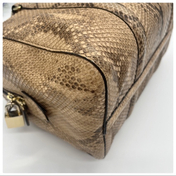 J&M DAVIDSON Python Boston Bag - Picture 12 of 17